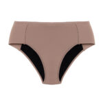 Calcinha Absorvente Lateral Larga - Fluxo Moderado a Intenso - Bege